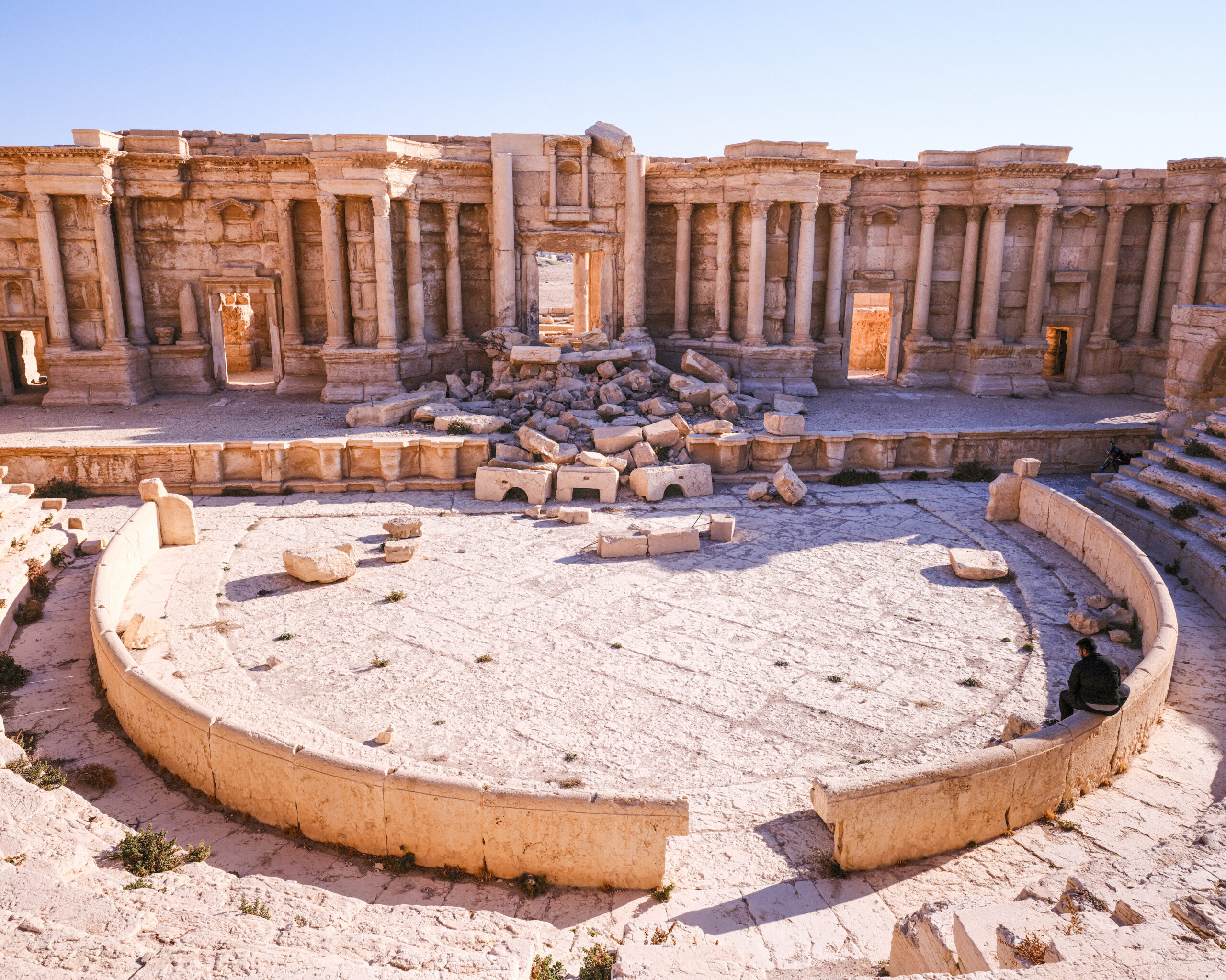 処刑場として知られた円形劇場　|  2022  |  Palmyra-Syria 