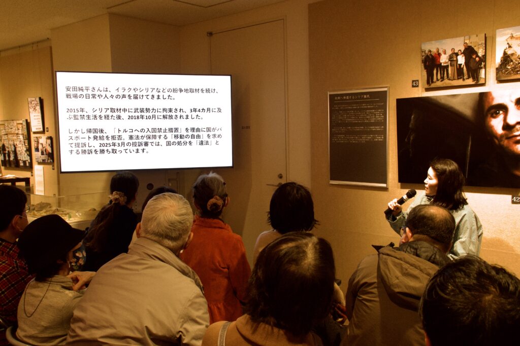 05271730 写真展ギャラリートークにて安田純平氏のお話をお聞きしました 写真展ギャラリートークにて安田純平氏のお話をお聞きしました